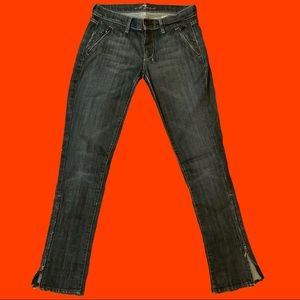 7 for all mankind charcoal denim